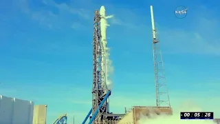 Full Space X Falcon 9 CRS-13 NASA-TV Launch Coverage Of ISS Resupply Ship