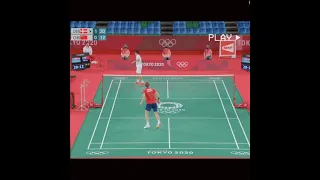 Viktor Axelsen🇩🇰Wins Gold in Badminton Tokyo Olympics🥇#Shorts