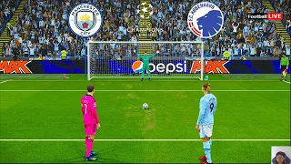 Manchester City vs Copenhagen - Penalty Shootout | UEFA Champions League 2024 UCL | PES