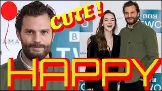 Jamie Dornan Happy Moments on Death And Nightingales || Ann Skelly Cute 2018