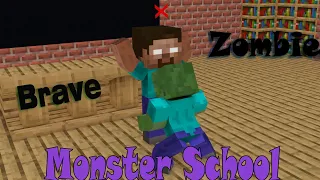 Monster School : Brave Monsters (Minecraft Animation)