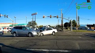 Accidents at intersections compilation || Cars Accidents