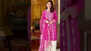 Beautiful yumna zaidi Pakistani actress dreesing ideas for girls | #viral short video.