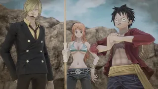 One Piece Odyssey - Luffy, Nami & Sanji Bond Art