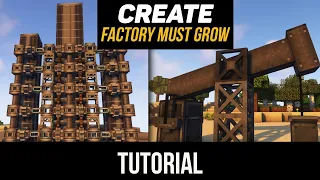 Create The Factory Must Grow Tutorial / guide 1.18.2 - 1.19.2 Oil and engines (Minecraft java)