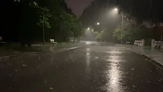 Som de Chuva Forte com Trovões Perfeito para Relaxar som da Natureza!