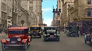 1920s - A Trip Around The World in Color  [60fps, Remastered] w/sound design added