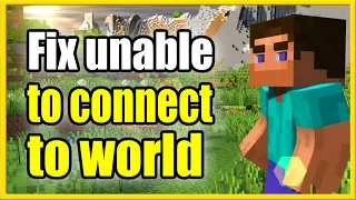 How to FIX Unable to Connect to World in Minecraft PS4, Xbox, PC (Easy Method!)