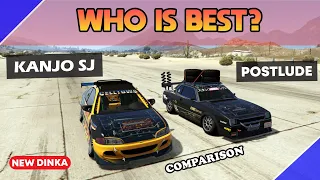 GTA Online - New Dinka Kanjo SJ vs Postlude | Comparison | Who is best? |