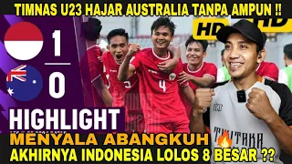 MENYALA !! Timnas U23 HANTAM Australia 1-0, Hasil Pertandingan Indonesia Vs Australia