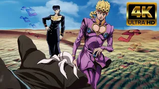 Josuke and Giorno vs Pucci 4k 60fps[ジョルノと仗助vsプッチ]