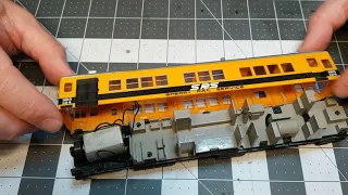 Walthers Sperry Rail car DCC install