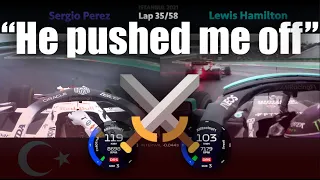 Epic Perez - Hamilton Battle at Turkish Grand Prix - Onboards