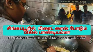 Al Amaan Restaurant| சிங்கப்பூரில் பிரைட் ரைஸ் பரோட்டா போடும் பாண்டியம்மா...