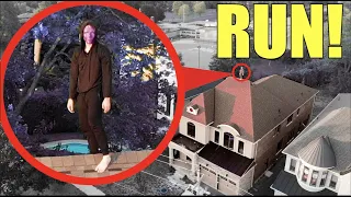 If you ever see this purple Masked Man on your ROOF call for help and RUN! (Stromedy Called Police)