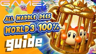 All Waddle Dee Locations: World 3: Wondaria Remains - Kirby and the Forgotten Land (100% Guide)