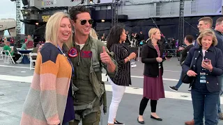 Top Gun Maverick meets fans in San Diego.