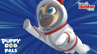 Puppies on the Moon 🌙 | Music Video | Puppy Dog Pals | Disney Junior