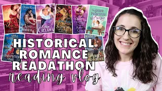 I Read 8 Historical Romances in 7 Days | Historical Romance Readathon Vlog