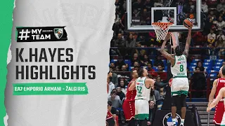 Kevarrius Hayes highlights | EA7 Emporio Armani - Zalgiris | 2023.01.13