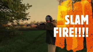 Slam Firing the Winchester Model 12