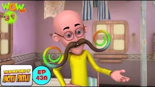 Motu Patlu Cartoons In Hindi | Animated cartoon | Patlu ki moochein | Wow Kidz