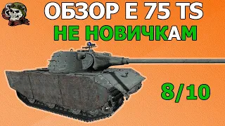 ОБЗОР: E 75 TS как играть WOT│Гайд Мир Танков│Е 75 ТС оборудование World of Tanks