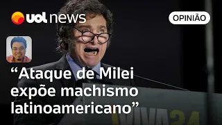 Milei imita Bolsonaro ao atacar esposa de presidente da Espanha e expõe machismo político | Sakamoto
