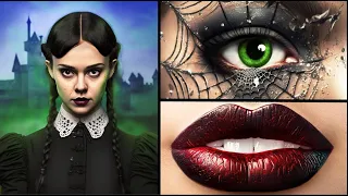 Mercredi Addams ! Relooking De Mercredi D'Intello A Beauté Fatale Avec Des Gadgets Vus Sur TikTok