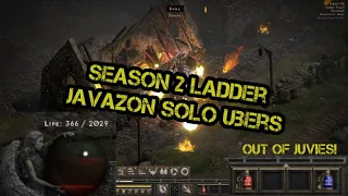 Solo Uber Tristram with a Javazon Patch 2.5 Sundering Charm Torch Run Ladder Season 2