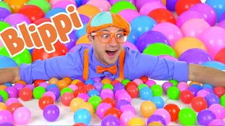 Blippi Fun and Learning With Color Balls | 1 Hour Of Blippi Learning Videos