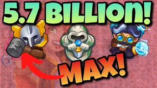 Tesla Is OP! - 5.7 Billion Damage! | Rush Royale