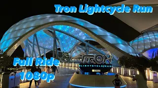 Tron Lightcycle Run Full Ride at Night | POV | 1080p | 2023