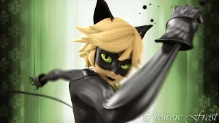 Cat Noir Cataclysm Sequence with Black Lips (EDITED) [Dark Cupid]