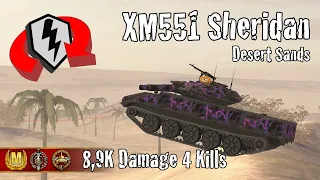 XM551 Sheridan  |  8,9K Damage 4 Kills  |  WoT Blitz Replays