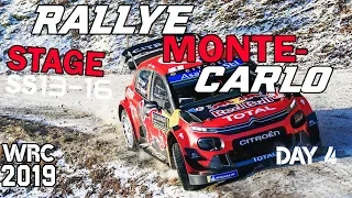 WRC 2019 Rallye Monte Carlo. DAY 4! STAGE SS 13-16.! Highlights!