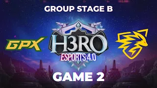 GAME 2 - ONIC PRODIGY VS GPX BASRENG | MLBB H3RO ESPORTS 4.0 | GROUPS STAGE B DAY 2