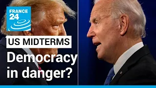 US midterms: Biden warns of attacks on democracy, Trump hints he'll announce bid next week