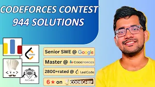 Codeforces Contest 944 Solutions | Let's upsolve at least one | Competitive Programming