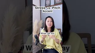 Stress Accent vs Japanese Pitch Accent