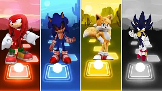 Sonic Exe 🆚 Tails Sonic 🆚 Dark Sonic 🆚 Knuckles Exe Sonic | Sonic EDM Rush Gameplay