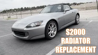 HOW TO CHANGE A RADIATOR ON A HONDA S2000