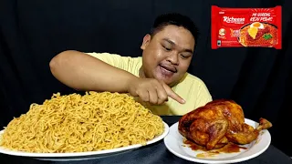 10BUNGKUS MIE RICHEESE KEJU PEDAS+AYAM UTUH SAUS SAMYANG..