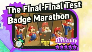 How to Unlock & Complete The Secret Final-Final Test Badge Marathon Level in Super Mario Bros Wonder