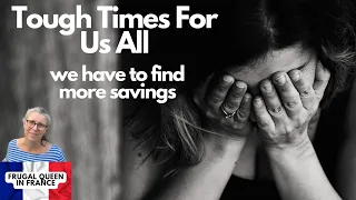 Tough times for us all. We have to find more savings. #frugalliving #toughtime #allpowers