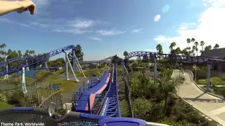 Manta Front Row On Ride POV - Sea World San Diego