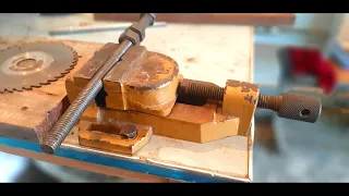 Drill Press Vise | fixation of the vise-tightening of the vise | Bench Vise Rebuild Stripped Screw