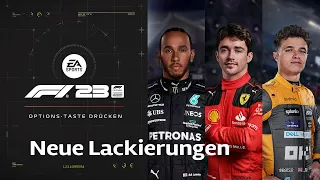 Ich zeige euch die aktuellen F1 24 Lackierungen in F1 23! Plus 2 Sim Lackierungen!