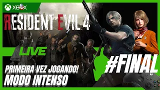 [🔴LIVE] RESIDNET EVIL 4 REMAKE #FINAL MODO INTENSO (XBOX SERIES S) (PT-BR)