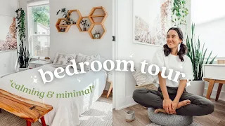 😴🍃 Minimal Bedroom Tour 2021 | Intentional, Calming, Simple Living *Aesthetic*